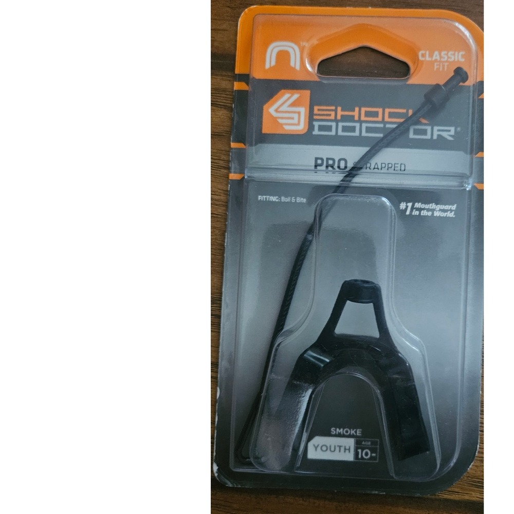 Shock Doctor‎ Pro Wrapped Classic Fit Youth Mouthguard Smoke Age 10+